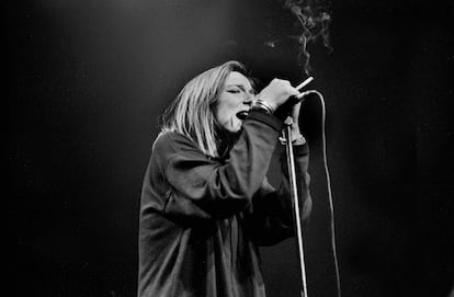 Beth Gibbons, de Portishead, en un concierto en Chicago en 1995.
