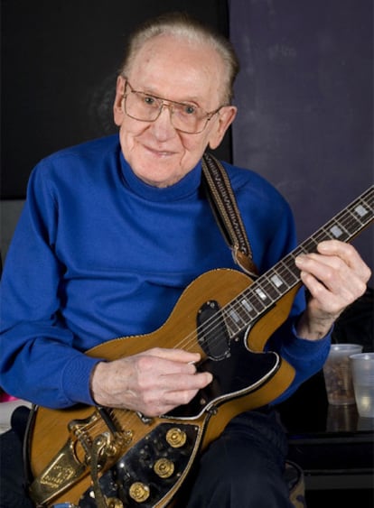 Les Paul, en Nueva York en 2007.