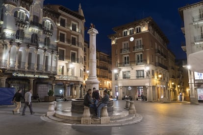 Plaza del Torico en Teruel.