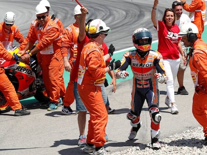 La victoria de Marc Márquez en el GP de Cataluña, en imágenes