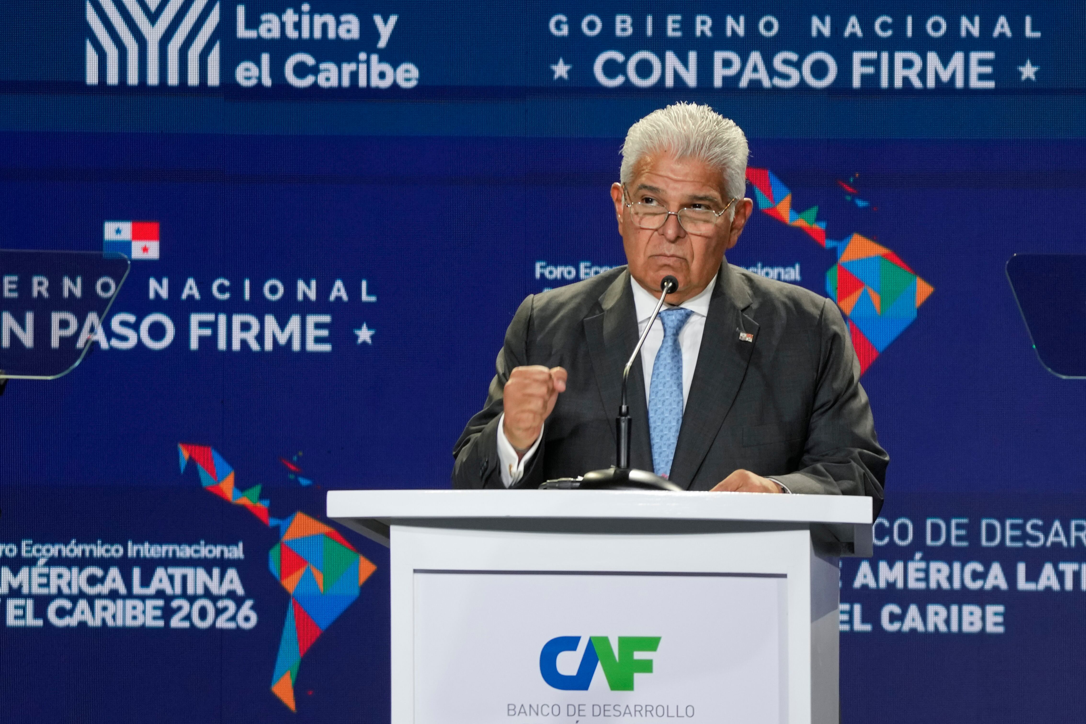 José Raúl Mulino, presidente de Panamá.