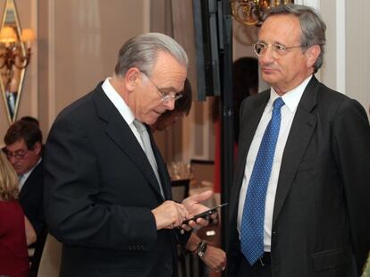 Isidro Fainé, presidente de Gas Natural Fenosa, y Rafael Villaseca, consejero delegado.