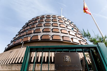 La sede del Tribunal Constitucional, en Madrid.