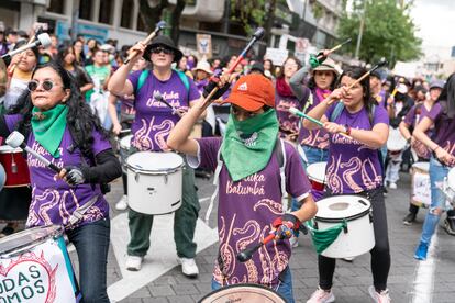 Movilización contra los feminicidios, el pasado octubre en Quito.