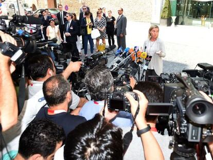 La jefa de la diplomacia europea, Federica Mogherini, prevé quedarse en Viena para seguir negociando con el secretario Kerry y el iraní Zarif