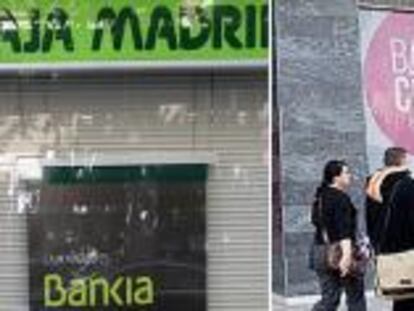 Sucursales de Bankia y Banca Cívica