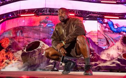 Kanye West, en Festival de Coachella de este 2019. 