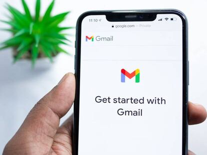 Gmail en un iPhone.
