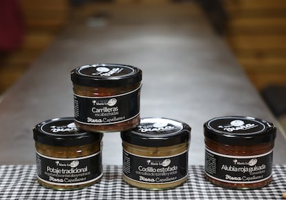 Los tarros de cristal con los platos María Luisa Banzo son reutilizables.