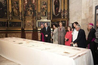 La Infanta Elena ha inaugurado la decimonovena edición de Las Edades del Hombre, que lleva por título "Eucharistia" en Aranda de Duero.