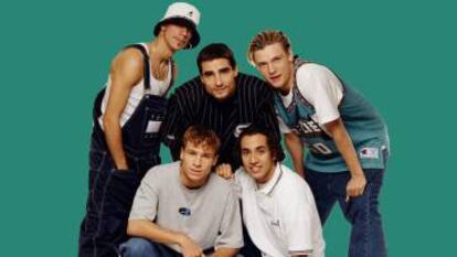 Los componentes de los Backstret Boys, la banda que encumbró Lou Pearlman. Arriba, de izquierda a derecha: A.J., Kevin y Nick. Abajo, Brian y Howie.