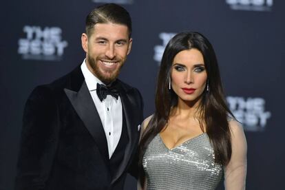 Pilar Rubio el pasado lunes en la gala The Best.