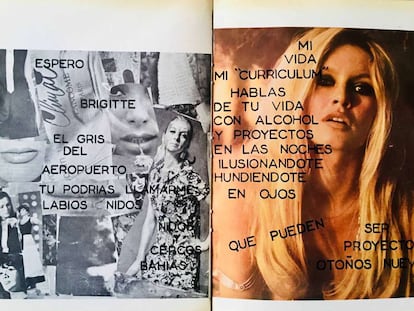 Páginas del libro 'Quizá Brigitte Bardot venga a tomar una copa esta noche' (1967), de Alfonso López Gradolí.