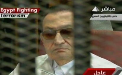 Mubarak, ante el juez.