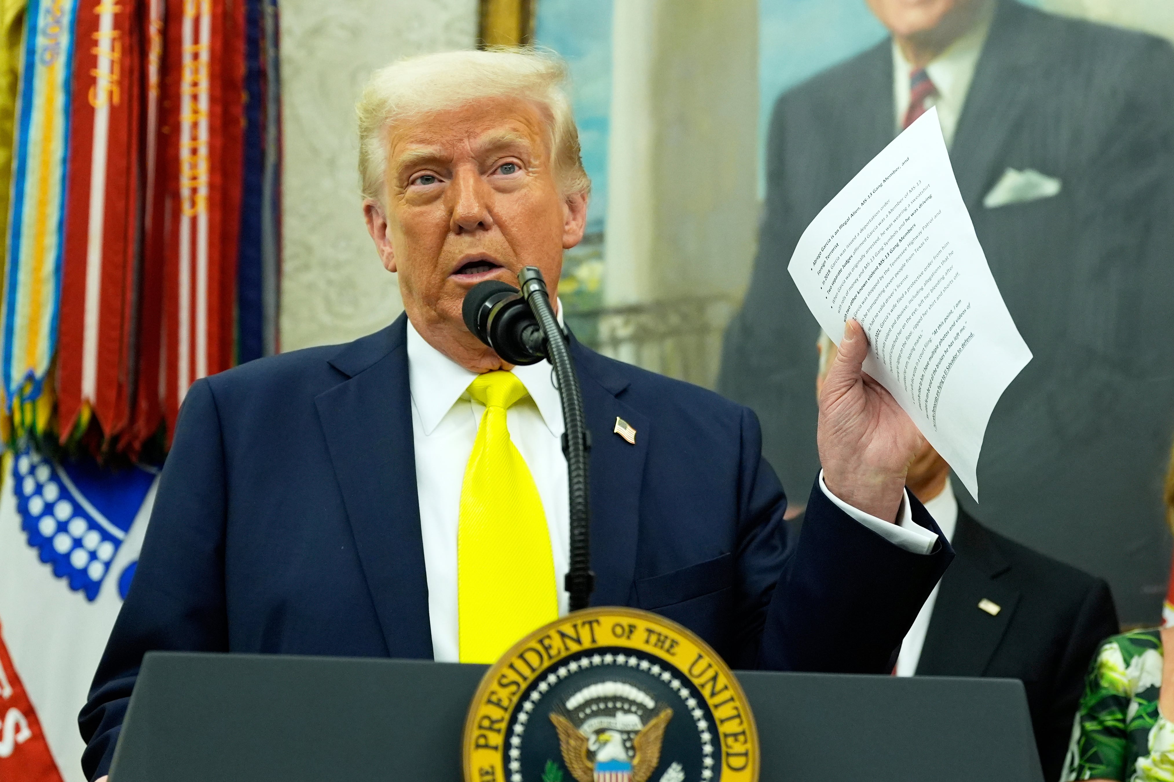 Trump dice que podría liberar a Kilmar Abrego García de El Salvador, pero que no lo hará