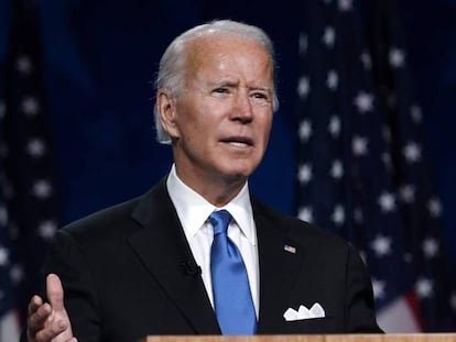 Joe Biden, el 20 de agosto en Wilmington (Delaware, EE UU).