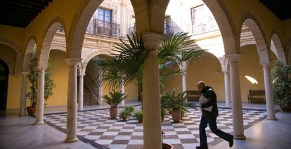 El patio del ayuntamiento de Jerez de la Frontera (Cádiz).