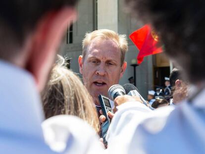 El secretario de Estado de Defensa en funciones, Patrick Shanahan