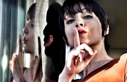 La cantante y actriz Najwa Nimri, este viernes en Madrid.