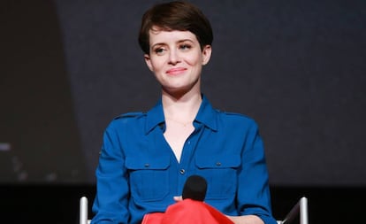 La actriz Claire Foy durante un acto en California el pasado 27 de abril.