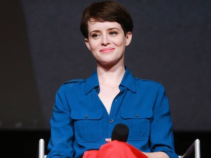 La actriz Claire Foy durante un acto en California el pasado 27 de abril. 