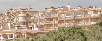 Una urbanización en Míjas (Málaga) en la Costa del Sol.