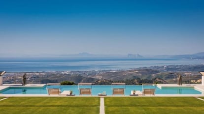 Vistas en una urbanización en Benahavís (Málaga).