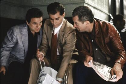 Joe PEsci, Ray Liotta y Robert de Niro, en 'Uno de los nuestros'