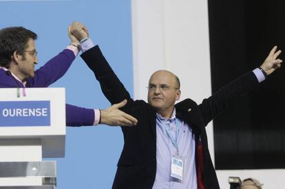 José Manuel Baltar, cuando fue nombrado presidente del PP de Ourense.