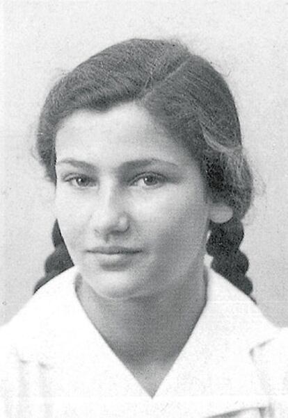 Simone Veil en 1941.