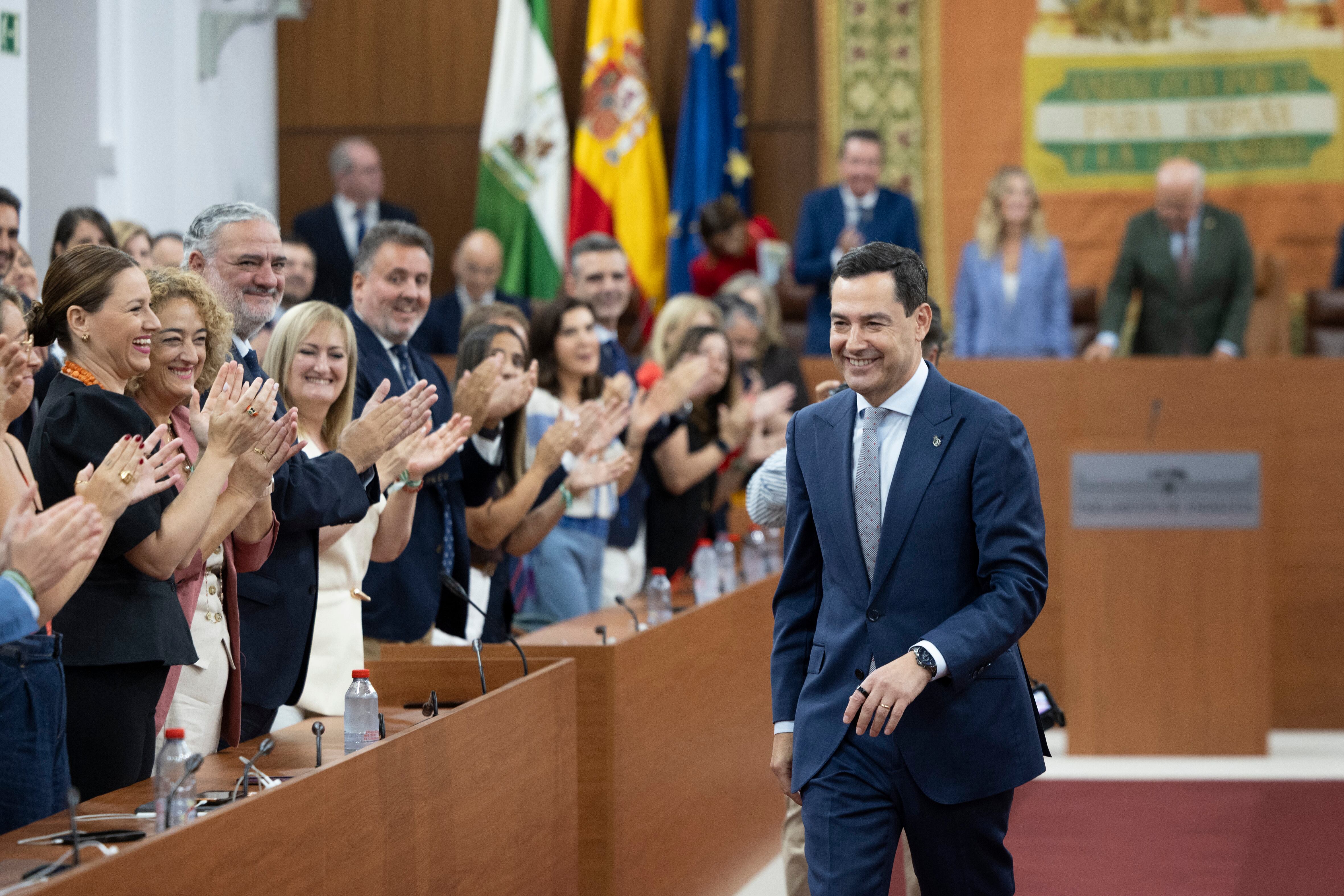 Moreno toma posesión como presidente de Andalucía