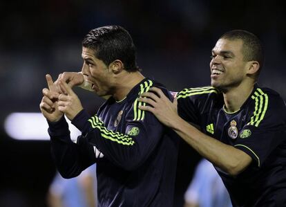 Ronaldo celebra el segundo gol.