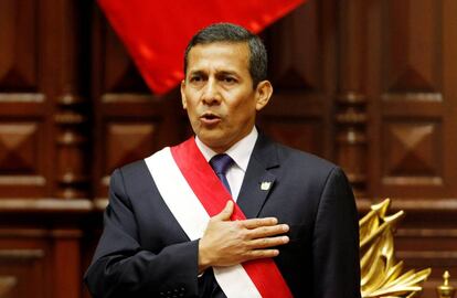 El expresidente peruano Ollanta Humala, en julio de 2013.