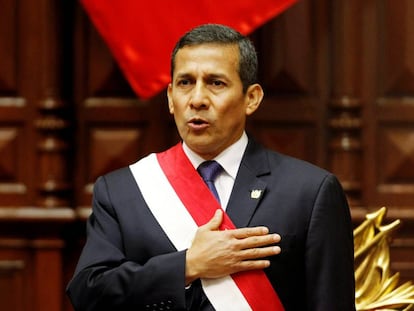 El expresidente peruano Ollanta Humala, en julio de 2013.