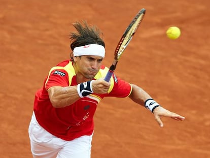 Ferrer ante Isner