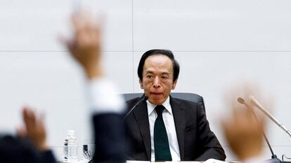 El gobernador del Banco de Japón, Kauzo Ueda.