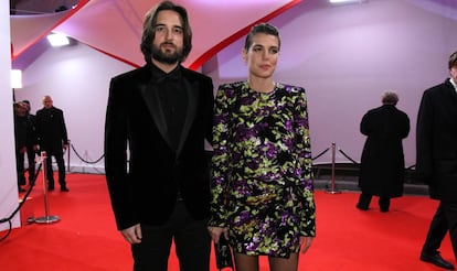 Carlota Casiraghi y Dimitri Rassam, en los César.