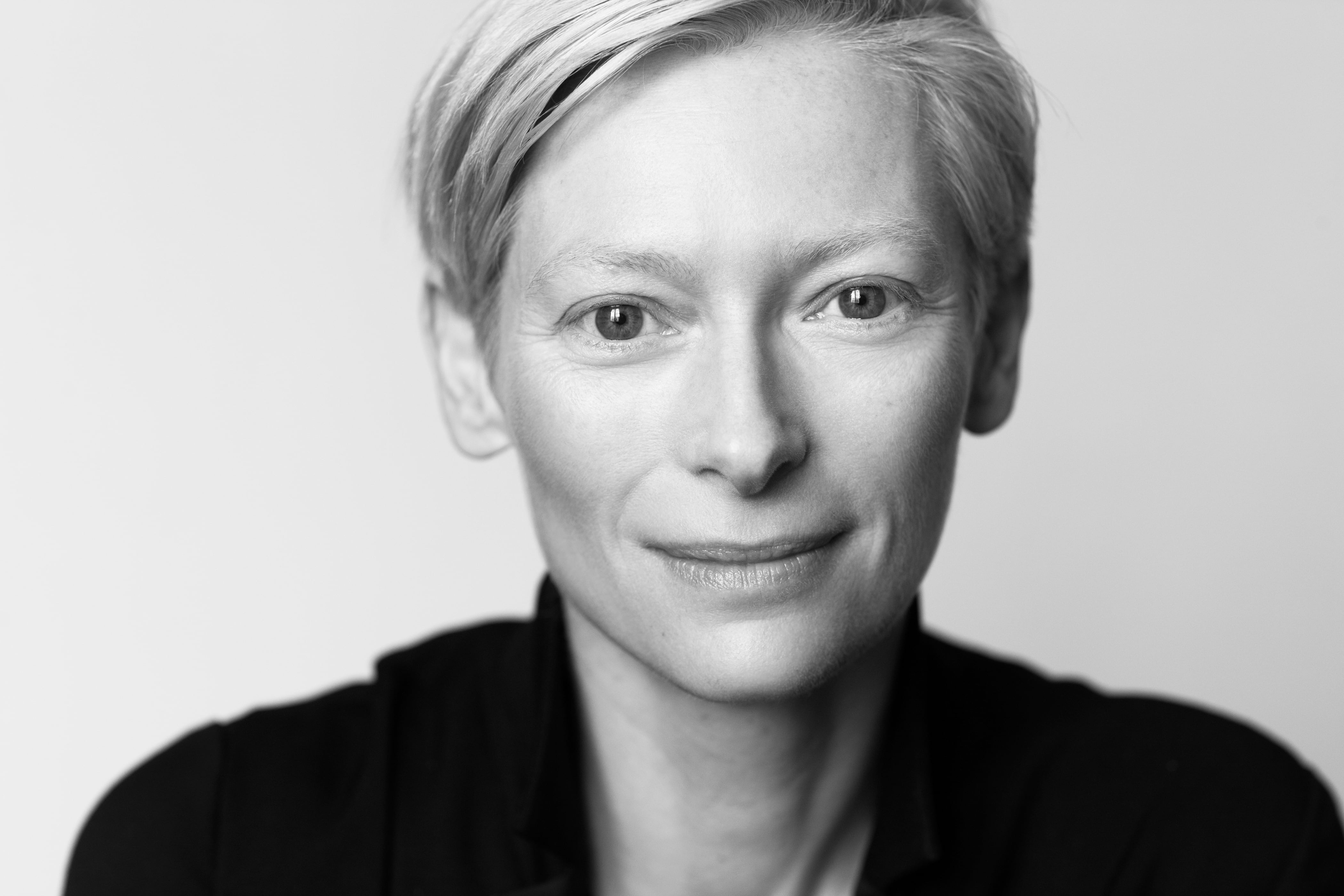 La actriz Tilda Swinton.