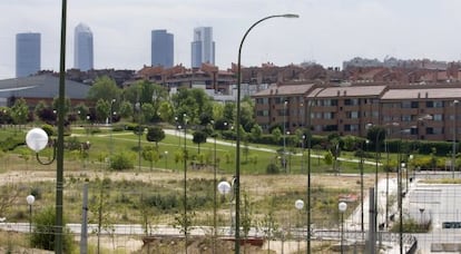 Una de las urbanizaciones de Arroyofresno.