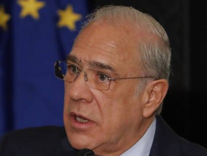 El secretario general de la Organización para la Cooperación y el Desarrollo Económicos (OCDE), Ángel Gurría.