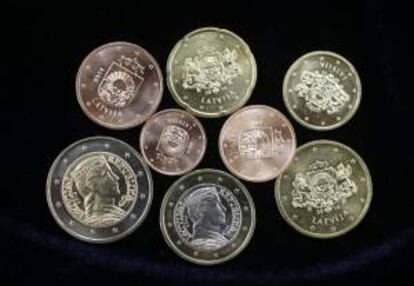 Imagen de monedas de euro. EFE/Archivo