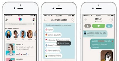 Las t&iacute;picas quedadas para practicar un idioma se han trasladado a la pantalla de los m&oacute;viles gracias a aplicaciones como Tandem.