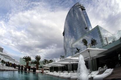 El hotel W de Barcelona.