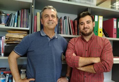 Francisco Puig y Borja Ort&iacute;z, autores del libro. 
 
 
 