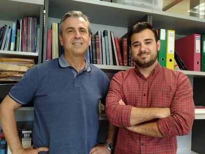 Francisco Puig y Borja Ort&iacute;z, autores del libro. 
 
 
 