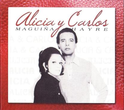 Uno de los discos de Alicia Maguiña y Carlos Hayre.