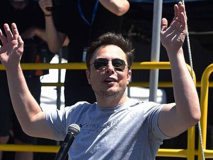 Elon Musk el pasado mes de julio en California.