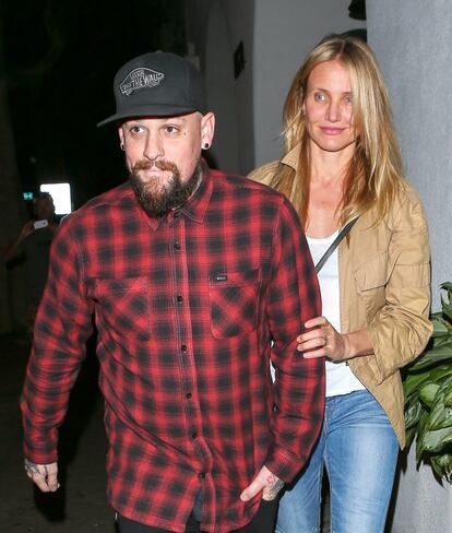 Cameron Diaz y Benji Madden. 