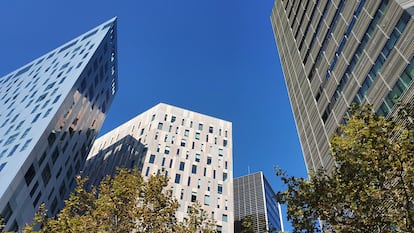 Nuevo distrito de oficinas en Poblenou (Barcelona).