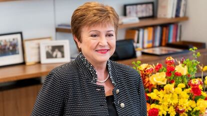 Kristalina Georgieva, directora gerente del Fondo Monetario Internacional, en una imagen de febrero.